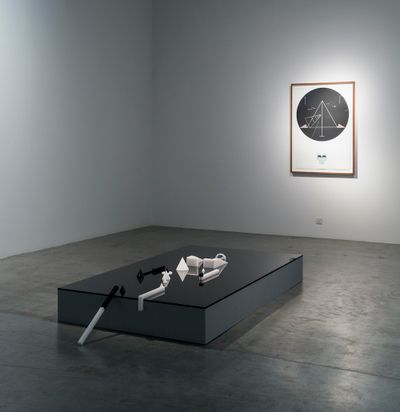 Exhibition view: Fahd Burki, Yield, Grey Noise, Dubai (17 March–30 April 2014).