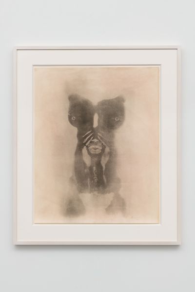 David Hammons, Untitled (Body Print) (1974). Pigment on paper. 93.7 x 78.7 x 4.1 cm. Photo: Jeff McLane © David Hammons.
