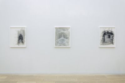 Exhibition view: Gary Simmons, Dancing in Darkness, Simon Lee Gallery, Hong Kong (4 July–29 August 2020).