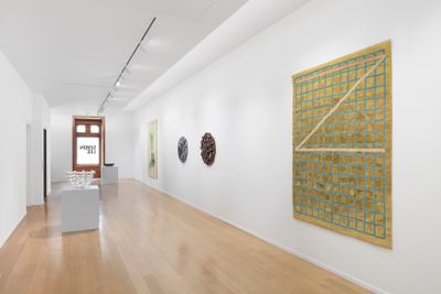 Exhibition view: Mai-Thu Perret, Flowers in the Eye, Simon Lee Gallery, New York (15 September–17 October 2020). Copyright the artist.