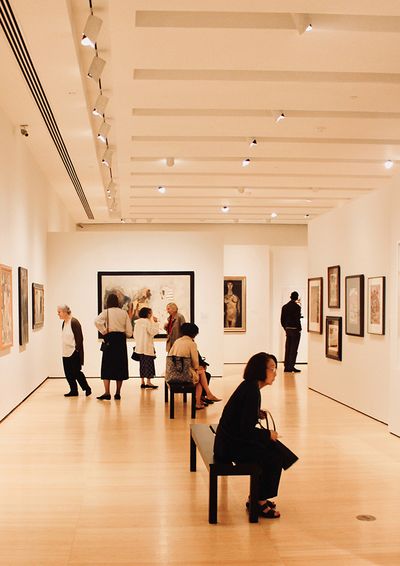 Exhibition view: The Progressive Revolution: Modern Art for a New India, Asia Society, New York (14 September 2018–20 January 2019).