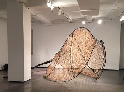 Exhibition view: Sopheap Pich, Expanses, Tyler Rollins Fine Art, New York (1 November–21 December 2018). Courtesy Asia Contemporary Art Week.