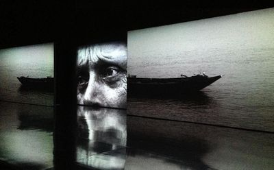 Ranbir Kaleka, House of Opaque Water (2012). Three-channel projection with sound on three panels. Courtesy the artist.