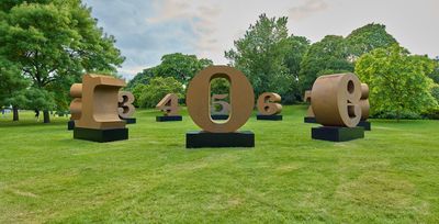 Leiko Ikemura, Usagi Kannon II (2013–2018). Exhibition view: Frieze Sculpture, Regent's Park, London (3 July–6 October 2019). Courtesy Kewenig Gallery, Stephen White/Frieze. Photo: Stephen White.