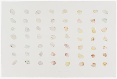 Guo Hongwei, Cosmic Candies No.1 (2018). Watercolour on paper. 67 x 102 cm. Courtesy the artist and Chambers Fine Art.