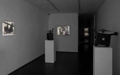 Exhibition view: Guy Sherwin, Light Cycles, Christine Park Gallery, London (13–27 February 2016).