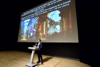 Éric de Chassey at What to Let Go?, Para Site International Conference, Tai Kwun – Centre for Heritage and Arts, Hong Kong (22–24 November 2018). Courtesy Para Site. Photo: Eddie Lam, Image Art Studio.