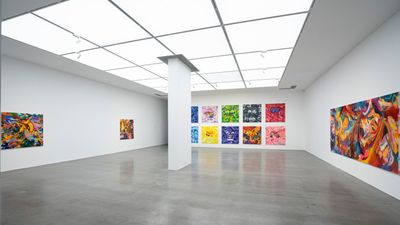 展览现场："王加加：锃光瓦亮"，Spurs画廊，北京（2020年5月22日至6月21日）。图片提供：Spurs画廊。