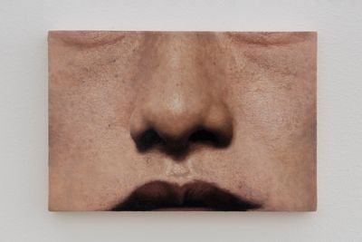 张书笺，《通道2》，2020。木板油画，12×18cm。图片提供：CLC Gallery Venture。