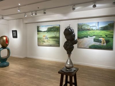 Exhibition view: Chinese Surrealism, Alisan Fine Arts, Hong Kong (15 May–7 August 2021).
