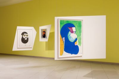 Works by Derrick Alexis Coard on view in CRIP TIME, MMK Museum für Moderne Kunst, Frankfurt (18 September 2021–30 January 2022).