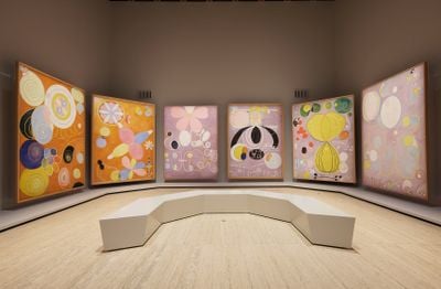 Exhibition View: Hilma af Klint: The Secret Paintings, Art Gallery of New South Wales, Sydney (12 June–19 September 2021).