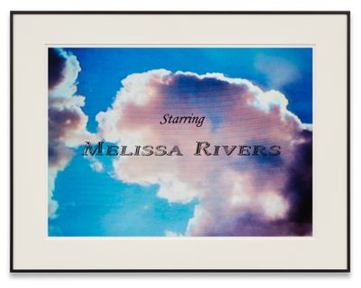 John Waters, Melissa (2006). C-print. 43.2 × 61 cm; 59.7 × 77.5 cm (framed). © John Waters.