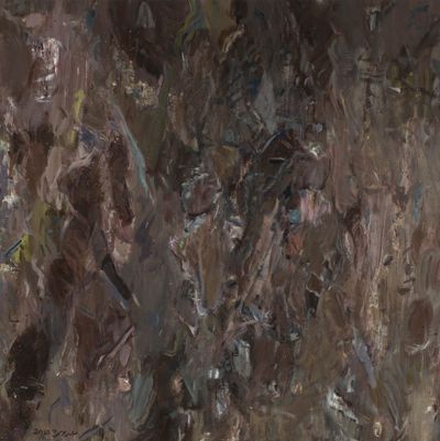 Dariush Hosseini, Wide Shut 7 (2018). Acrylic on canvas. 140 x 140 cm.