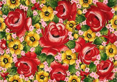 Luis Miguel Suro, Sin título 3, de la Serie Flower Painting Project (2004). Oil on canvas. 30.5 x 46 cm.