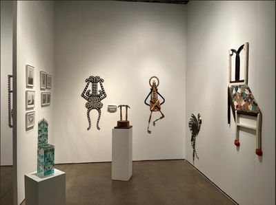 Exhibition view: Margaret Wharton, Jean Albano Gallery, EXPO CHICAGO (7–10 April 2022).