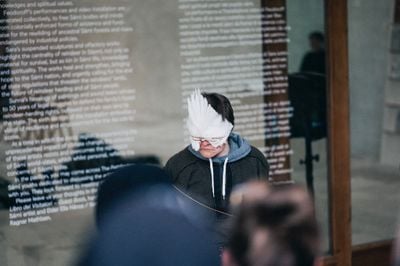 Pauliina Feodoroff, Matriarchy (2022). Exhibition view: The Sámi Pavilion, 59th International Art Exhibition – La Biennale di Venezia, The Milk of Dreams, Venice (23 April–27 November 2022).