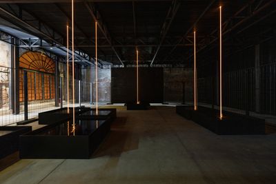 Exhibition view: Arcangelo Sassolino, Diplomazija Astuta, Malta Pavilion, 59th International Art Exhibition – La Biennale di Venezia, The Milk of Dreams, Venice (23 April–27 November 2022).