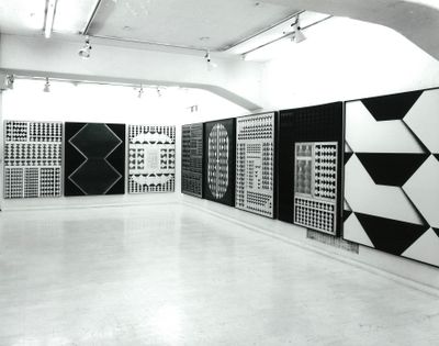 Exhibition view: Yoshio Sekine, Tokyo Gallery + BTAP, Tokyo (1975).