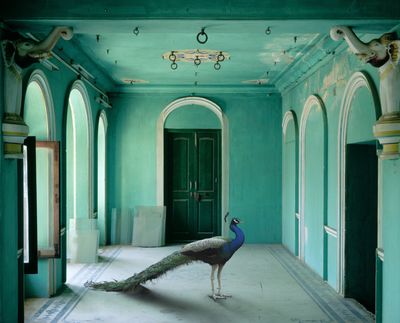 Karen Knorr, The Queen's Room, Zanana, Udaipur City Palace (2010). Colour pigment print on Hahnemühle fine art pearl paper. 146 x 183 cm.