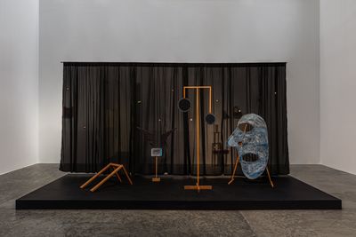 Exhibition view: Ana Mazzei, Sleepwalk, Green Art Gallery, Dubai (15 November 2021–31 January 2022).