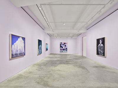 Exhibition view: Nicolas Party, Red Forest, Hauser & Wirth, Hong Kong (30 June–24 September 2022). © Nicolas Party.