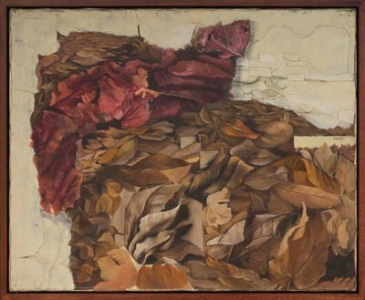 Yuki Katsura, Fallen Leaves (1938). Oil on canvas. 53 x 65.5 cm.