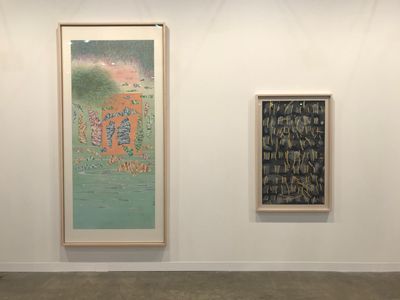 Exhibition view: Ink paintings by Yuan Jai, Vitamin Creative Space, Art Basel Hong Kong (27–29 May 2022). Photo: the author.