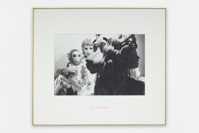 Louise Lawler, All Those Eyes (1989). Gelatin silverprint. 69.9 x 78.7 cm.