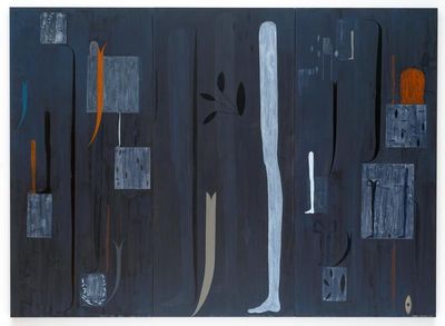 Chris Heaphy, Walk This Way (1997). Acrylic on board. 198 x 273 cm.