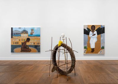 Exhibition view: Henry Taylor, From Sugar to Shit, Hauser & Wirth, Paris (14 October 2023–7 January 2024). © Henry Taylor.