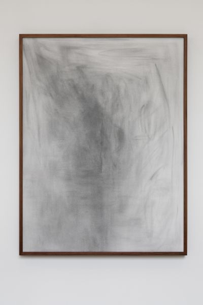 Inbai Kim, Stay Away (2023). Graphite on paper. 75.5 x 100 cm. Exhibition view: PANORAMA, SONGEUN Art and Cultural Foundation, Seoul (16 August–28 October 2023). © SONGEUN Art and Cultural Foundation and the artist. Photo: STUDIO JAYBEE.