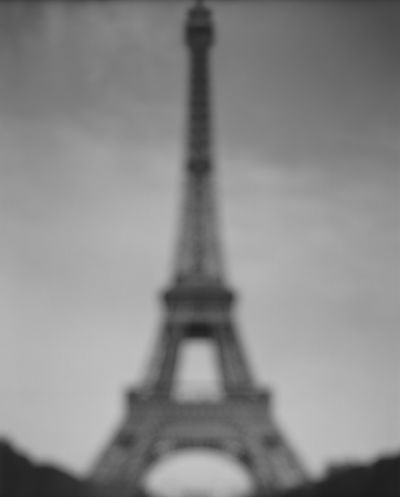 Hiroshi Sugimoto, Eiffel Tower (1998). Gelatin silver print.