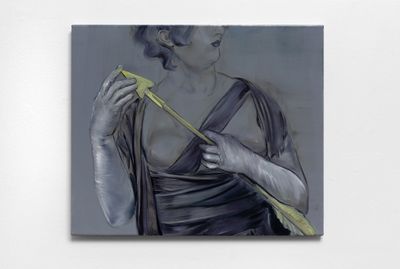 Jelena Telecki, After Chinard (2021). Oil on linen. 51 x 61 cm.