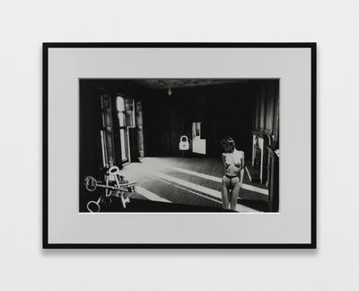 Penny Slinger, Under Lock and Key (1970–77). Photo collage on card. 32.4 x 48.3 cm; 48.5 x 64 cm (framed).
