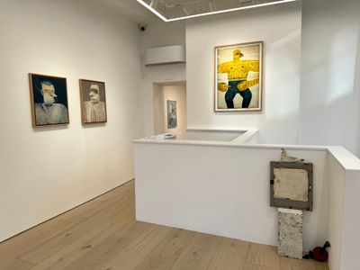 Exhibition view: Stewart Swan, Square Go, RHODES, London (2 February–2 March 2024).