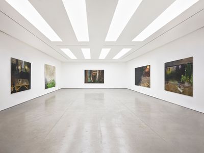 Margaux Williamson, Stream (2022). Oil on canvas. 160 x 228.6 cm.