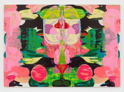 Kerry James Marshall, Untitled (Blot) (2015). Acrylic on PVC panel.