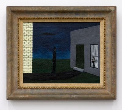 Gertrude Abercrombie, The Night Visitor (1944). Oil on canvas.