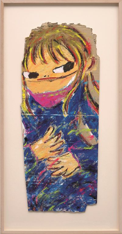 Ayako Rokkaku, Untitled (2007), acrylic on cardboard.