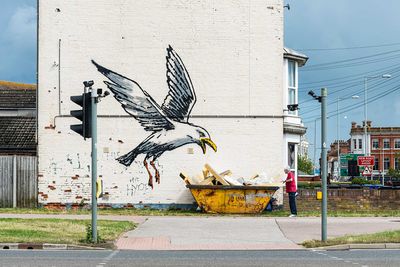 Banksy, A Great British Spraycation (2021). Video still.