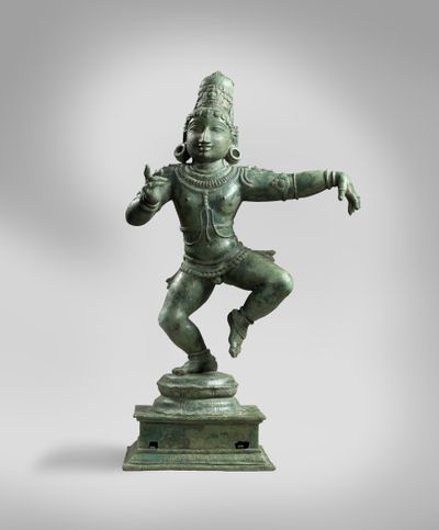 Tamil Nadu, India The dancing child-saint Sambandar (12th century). Purchased 2005.