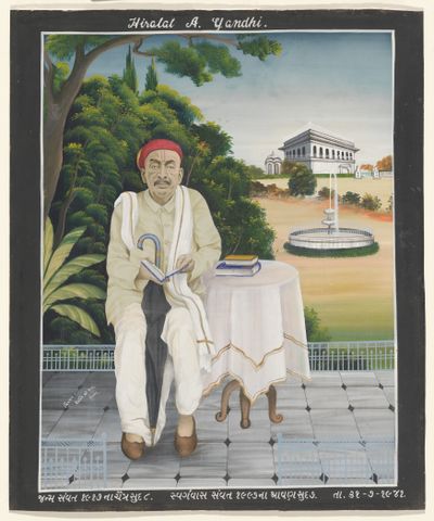 Shanti C. Shah, Hiralal A Gandhi memorial portrait (1941). Purchased 2009.