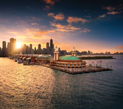 Navy Pier, the venue for Editions Chicago and Expo Chicago.