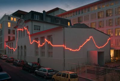 Detanico and Lain, Ring of fire (2010). Permanent light installation. Dimensions: Variables Photo: Florian Kleinefenn