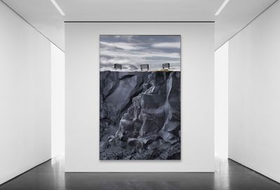 Michael Najjar, carbon capture (2022). Hybrid photography. 202 x 132 cm.