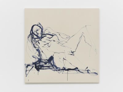 Tracey Emin, You Were Part of Me (2022). Acrylic on canvas. 183.5 x 183.2 cm. © Tracey Emin. All rights reserved, DACS 2020. Photo: © White Cube (David Westwood).