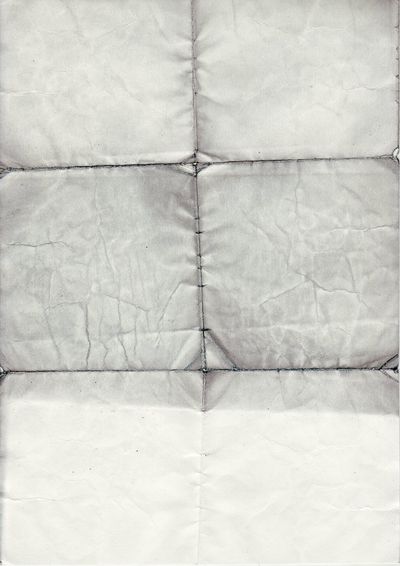 Roman Mitch, Pocket Painting (2008). Fabric dye on paper, 800 hours. 29.5 x 20.9 cm.