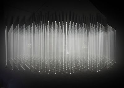 Random International, Living Room (2022). Immersive light installation. Commissioned by Aorist.