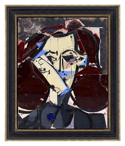 Manolo Valdés, Picasso como pretexto (2022). Mixed media on canvas. 181.5 x 155 cm.